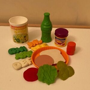 Vintage Fisher-Price/ playskool pretend food play set